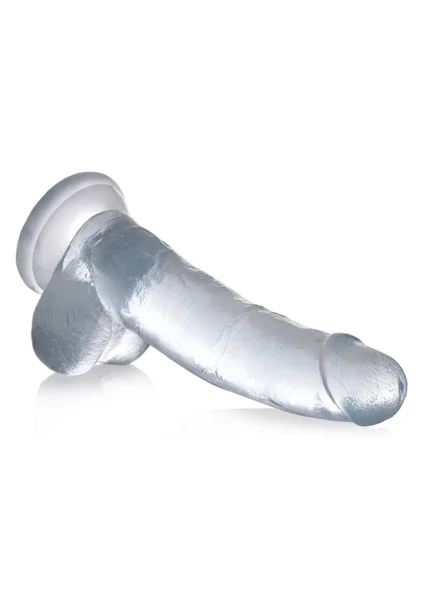 Jock C-Thru - 9" Clear Dong with Balls — image 4 of 6