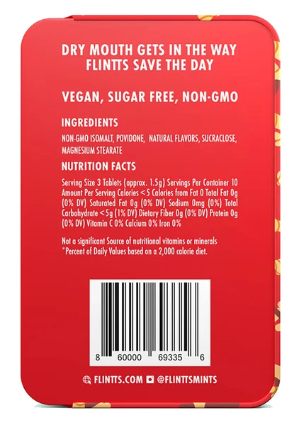 Flintts Mints - Cinnamon Ginger (F Strength 300) — image 2 of 2