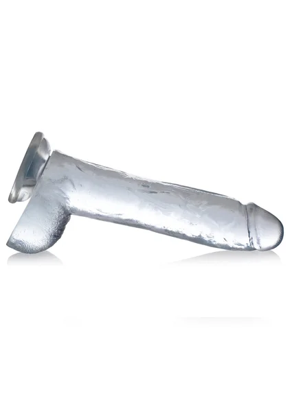 Jock C-Thru - 10.5" Clear Dong with Balls — image 2 of 6