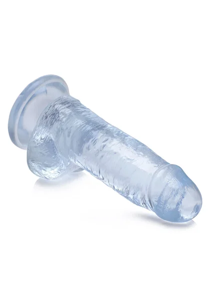 Jock C-Thru - 8" Clear Dong with Balls — image 4 of 6