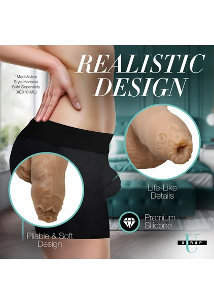 5.1" Uncut Silicone Packer Dildo — image 19 of 23