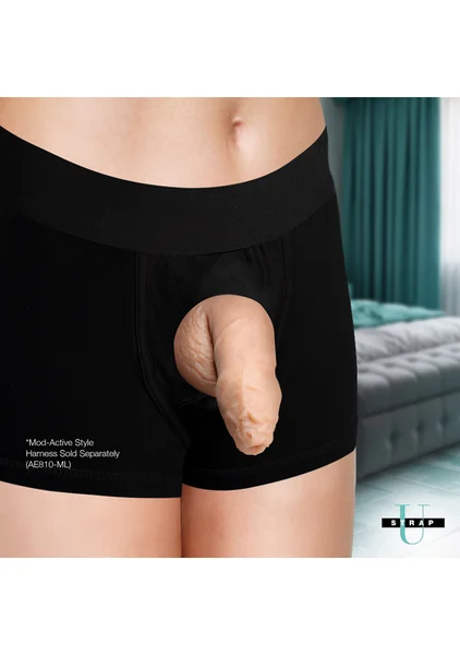 5.1" Uncut Silicone Packer Dildo — image 3 of 23