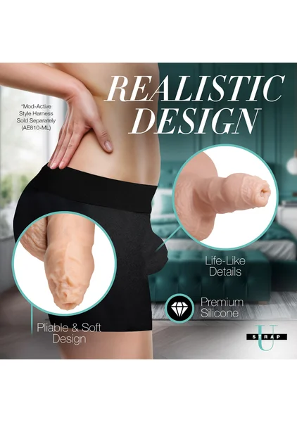 5.1" Uncut Silicone Packer Dildo — image 5 of 23