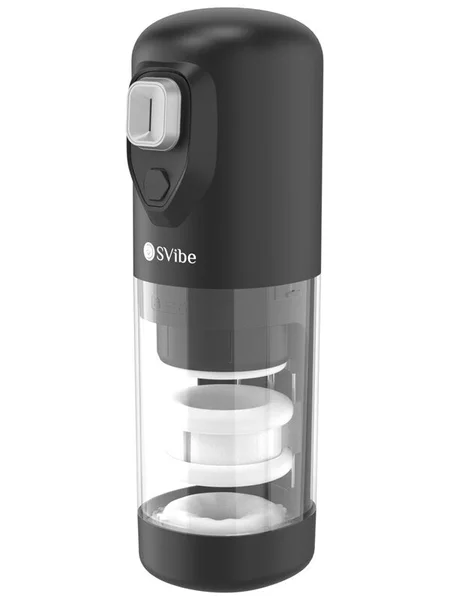SVibe Ikon Spark Masturbator Transparent Black — image 3 of 3
