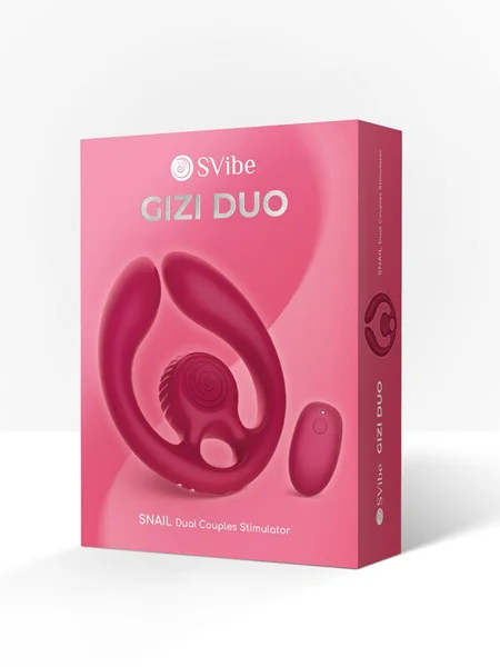 SVibe Snail Gizi Duo Couples Stimulator Burgundy — image 3 of 3