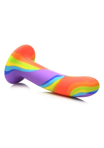 Simply Sweet Rainbow Silicone Dildo — image 2 of 8