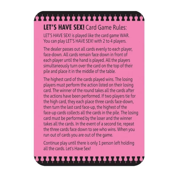 Let’s Have Sex Card Game — image 8 of 8