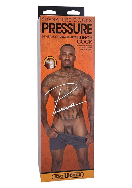 Signature Cocks - Pressure - 10 Inch ULTRASKYN Cock with Removable Vac-U-Lock Suction Cup — image 4 of 4