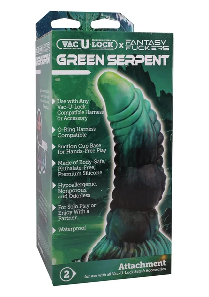 Vac-U-Lock x Fantasy Fuckers - Green Serpent — image 4 of 4