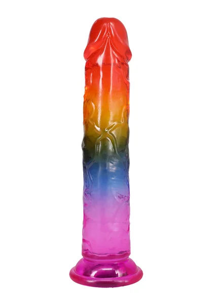 Crystal Jellies® - 7.5 Inch Dong - Rainbow — image 2 of 3