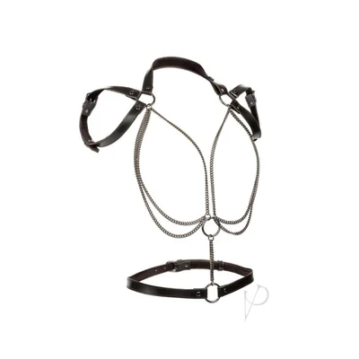 euphoria collection multi chain halter black