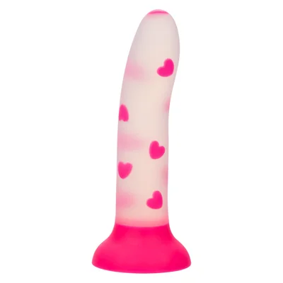glow stick heart pink