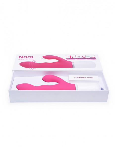 Lovense Nora App Controlled Rotating Rabbit Vibrator