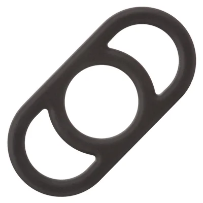 alpha liquid silicone commander ring black