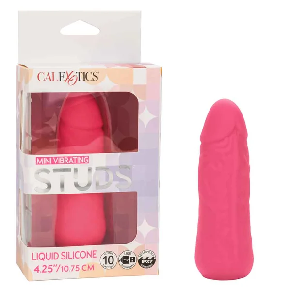 Mini Vibrating Studs - Pink — image 7 of 7