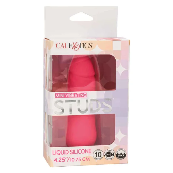 Mini Vibrating Studs - Pink — image 3 of 7