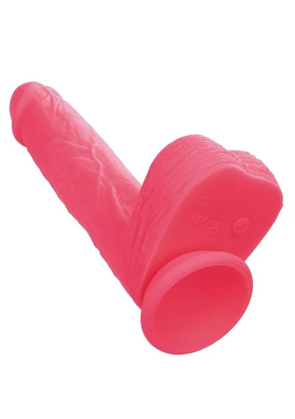 Rechargeable Rumbling and Thrusting Silicone Studs - Pink — image 17 of 23