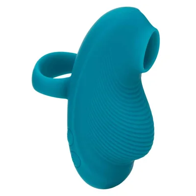 envy handheld suction massager blue