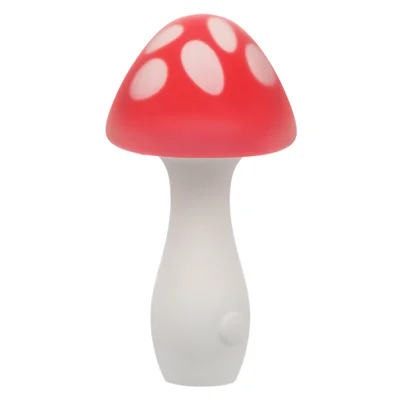 naughty bits muff shroom playful massager red