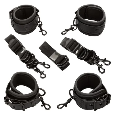 nocturnal collection bed restraints black