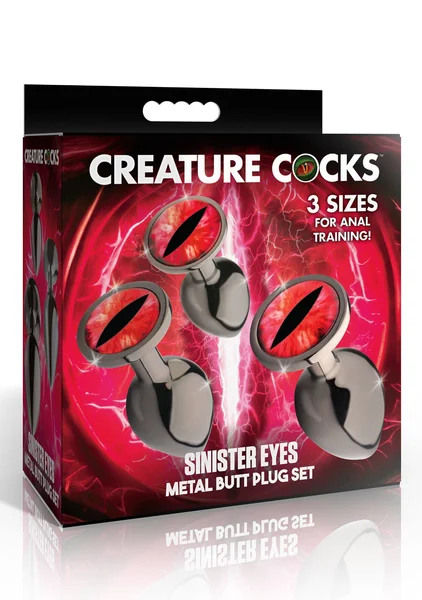 Sinister Eyes Metal Butt Plug Set — image 6 of 6