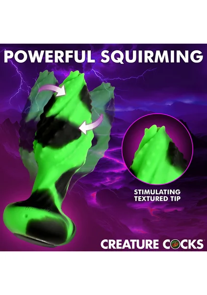 Eye of the Spawn Vibrating and Squirming Silicone Butt Plug — image 3 of 7