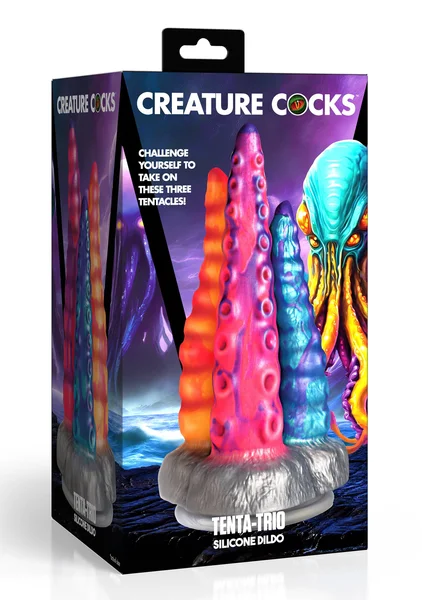 Creature Cocks - Tenta-Trio Silicone Dildo — image 8 of 8