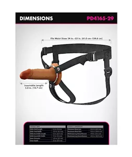 Fantasy X-tensions Elite 5" Silicone Hollow Strap-on Dual Density — image 5 of 11