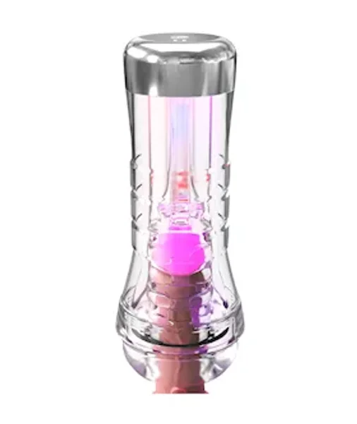 Pdx Elite Viewtube Xxl See-thru Ez-grip Led Stroker — image 2 of 5