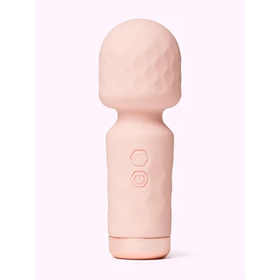 lovehoney mini pink silicone wand vibrator pink