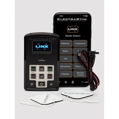electrastim linx app control electrosex stimulator kit black