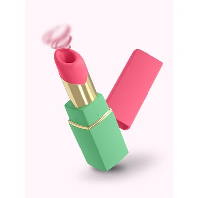 womanizer beauty green and pink lipstick clitoral stimulator green