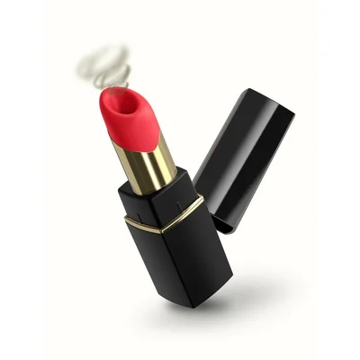 womanizer beauty black and gold lipstick clitoral stimulator black