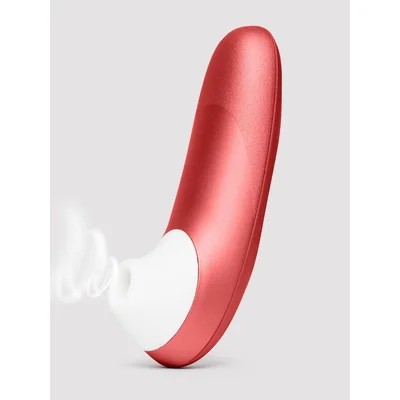 womanizer pro bordeaux red rechargeable clitoral suction stimulator red
