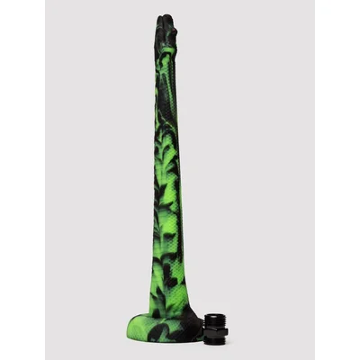 creature cocks spitting serpent silicone enema snake green
