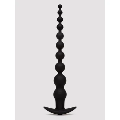 power beads x 10 vibrating rechargeable anal beads black