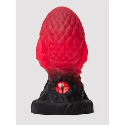 creature cocks eye of the dragon red silicone butt plug red