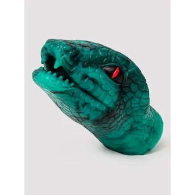creature cocks serpentine green stroker silicone masturbator green