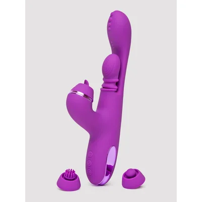 fantasy for her intimotion pulse pro rabbit vibrator purple