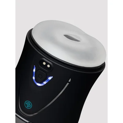 blowmotion squeezable vibrating masturbator black