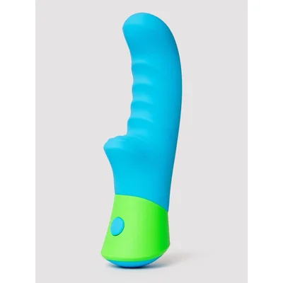 rave ridged g blue mini g spot vibrator blue