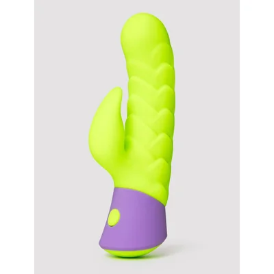rave dragon green rechargeable mini g spot rabbit vibrator green