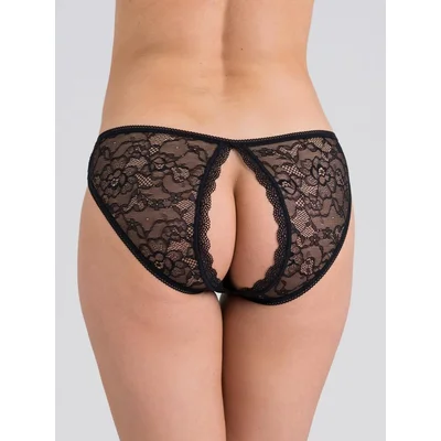 fifty shades of grey captivate lace open back knickers xxl black