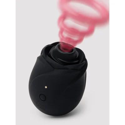 fifty shades of grey black rose silicone clitoral suction stimulator 20 black