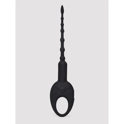 silicone rechargeable urethral sounding stimulator black