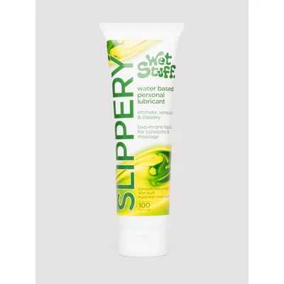 wet stuff water based slippery two in one lubricant and massage 100ml