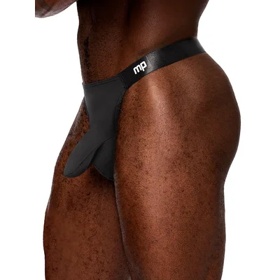 male power black hose thong s m black