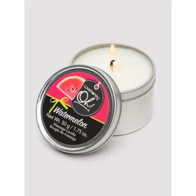 lovehoney watermelon massage candle 60g