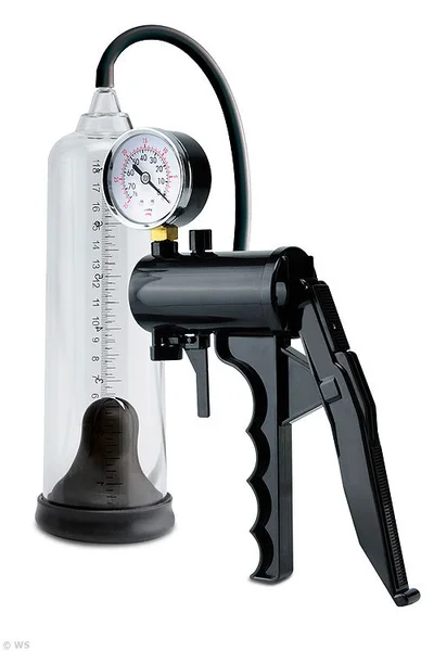 Pipedream Precision Pressure Gauge Penis Pump - Pistol Grip — image 7 of 9