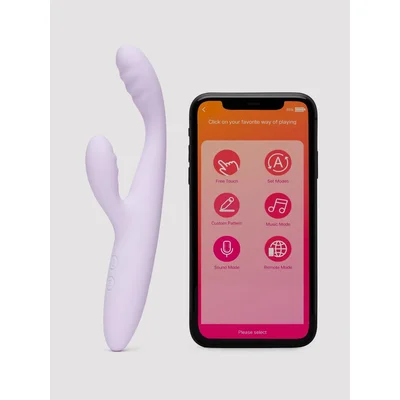svakom cici plus 2 slimline app controlled rabbit vibrator purple